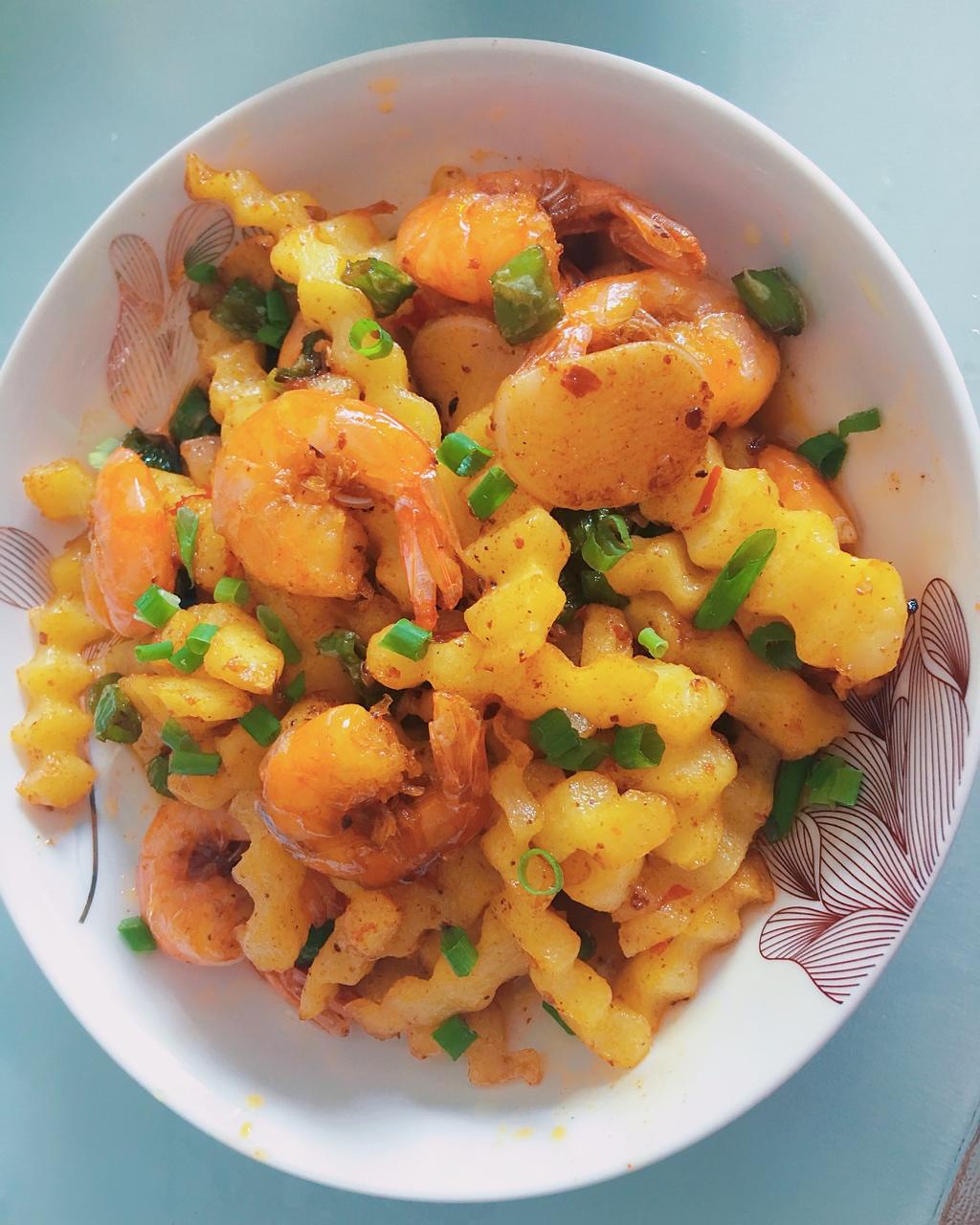 6yu5做的干锅土豆虾
