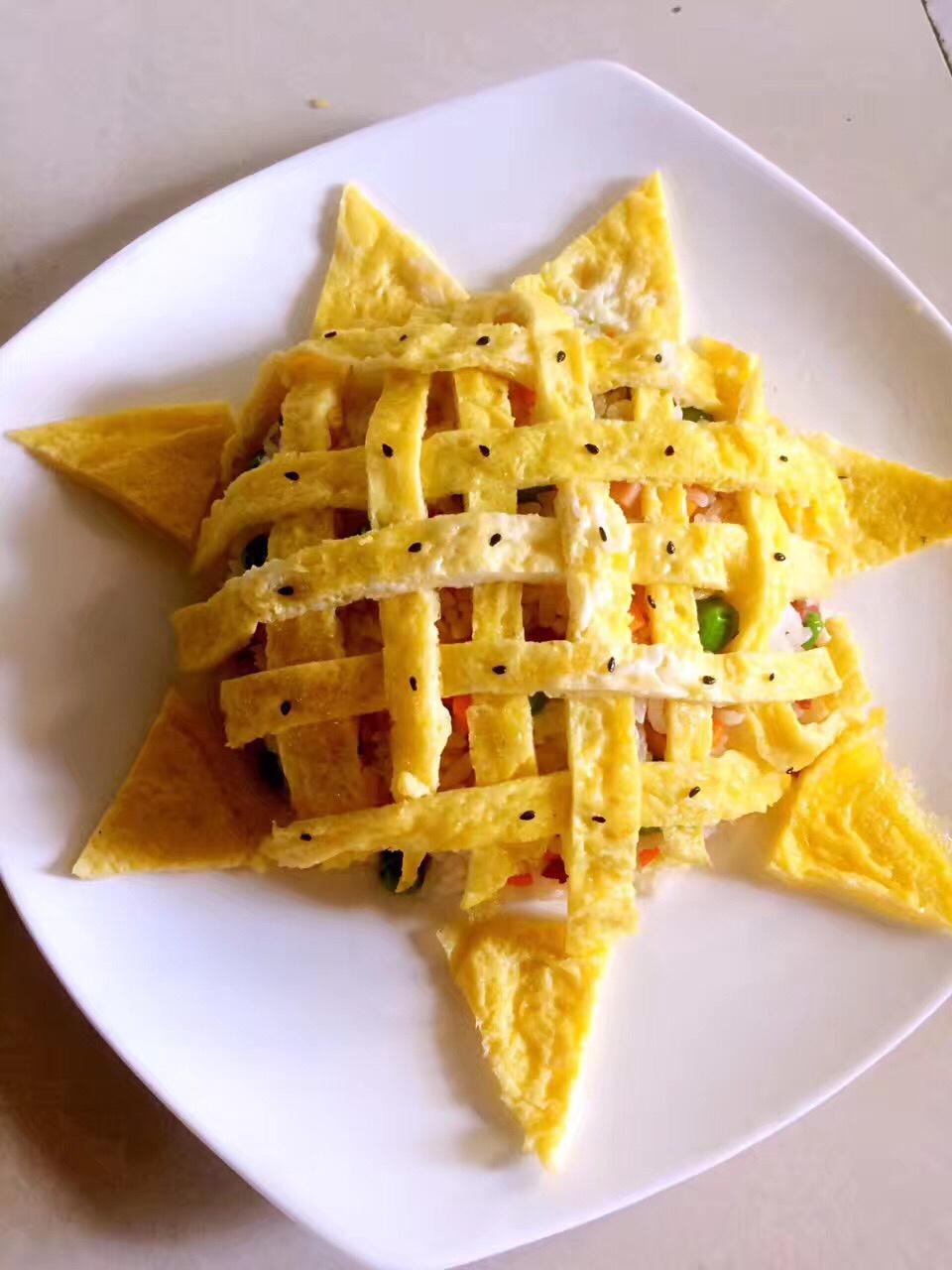 向日葵培根炒饭