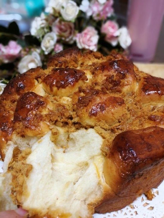 肉松手撕面包—超软会爆浆的面包哟