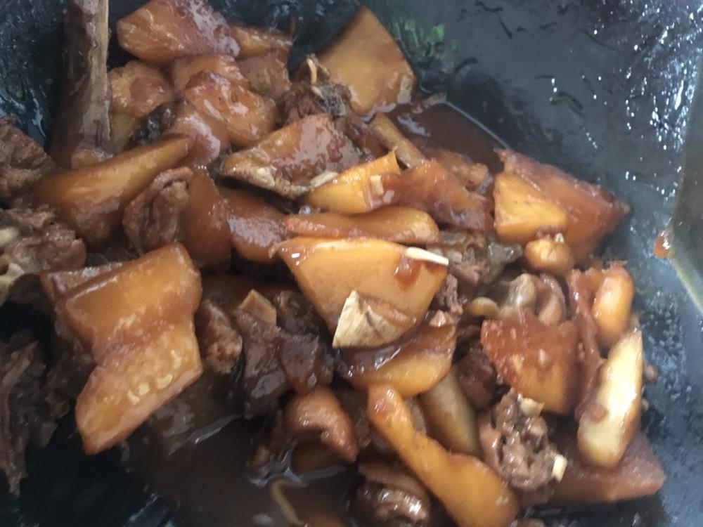 英婶沙葛焖鹅