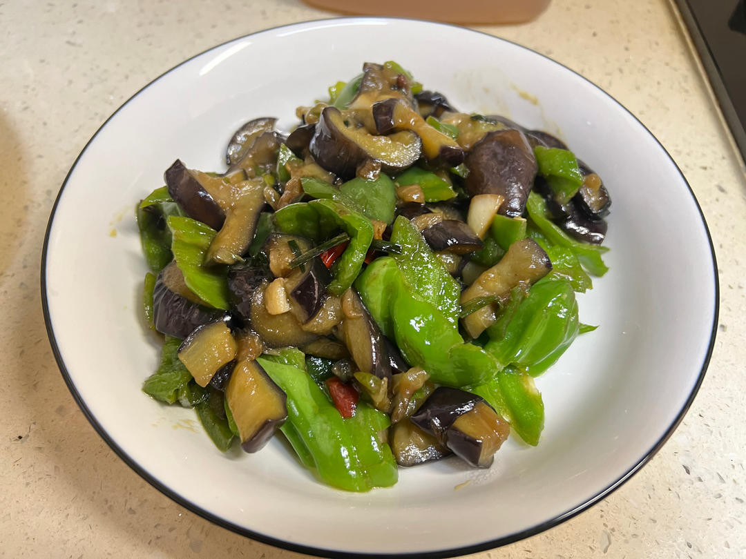 茄子🍆炒青椒