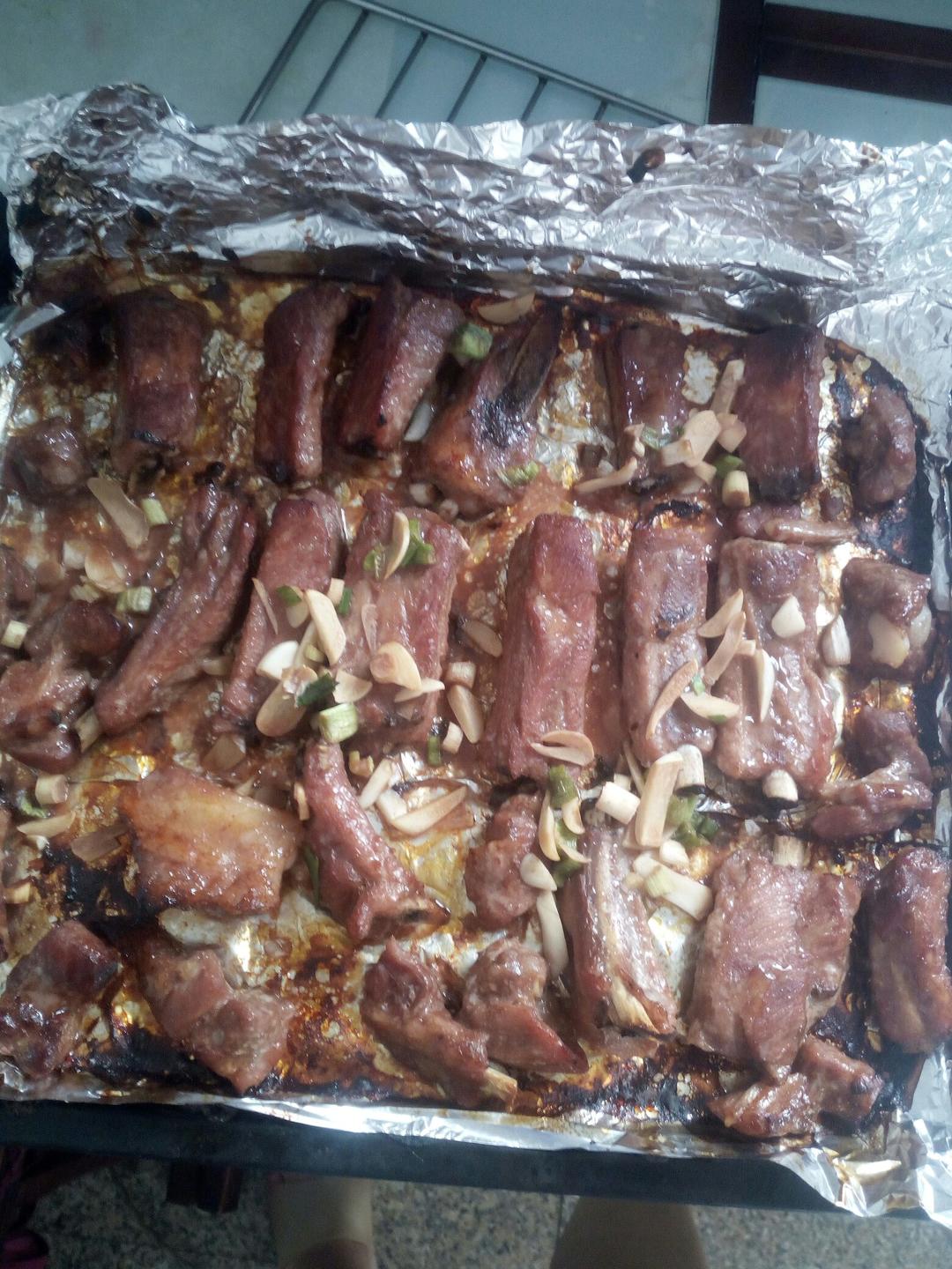 锡纸烤排骨