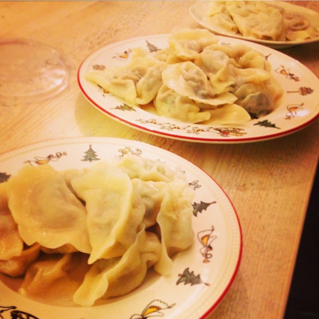 猪肉荠菜饺子