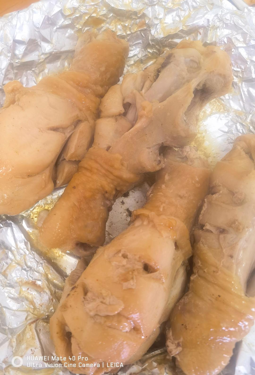 无水无油超嫩蒸鸡腿！！