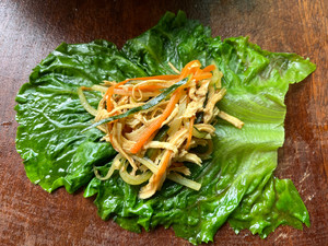 减脂一定要吃的生菜鸡丝卷🐔好吃饱腹不胖的做法 步骤11