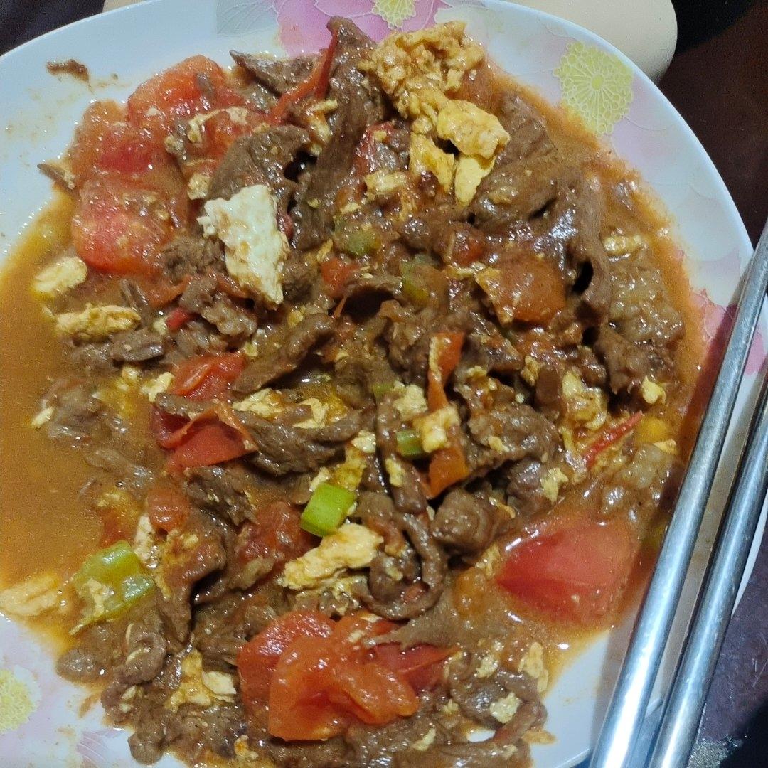 再挑食的孩子都喜欢吃的番茄炒牛肉