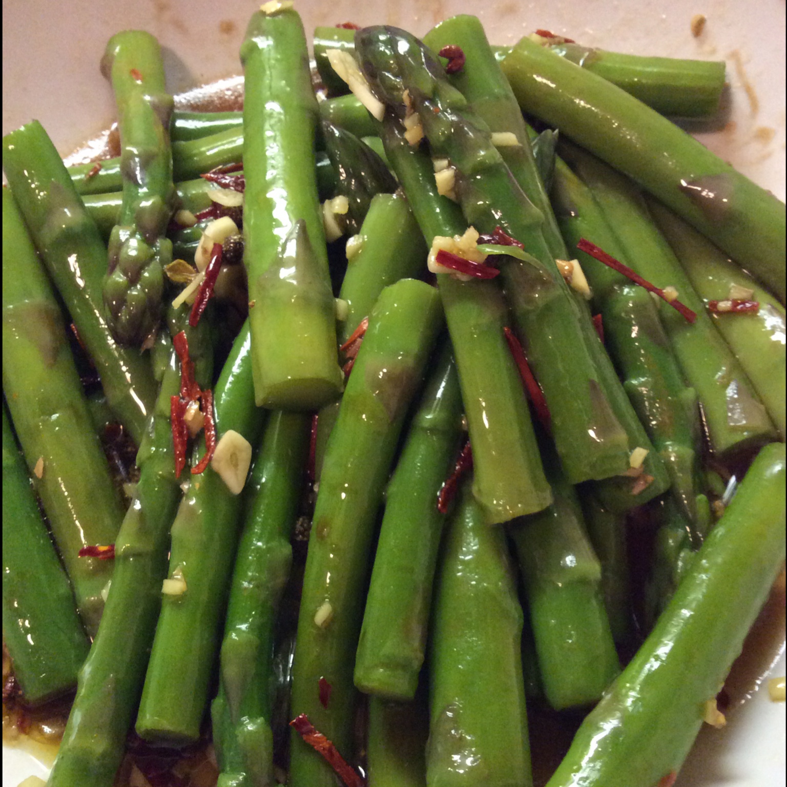 鲜味油淋芦笋
