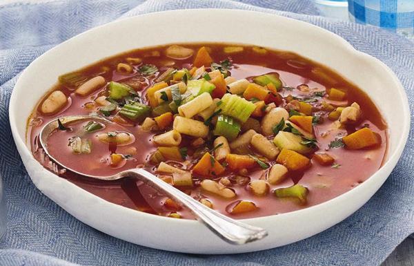 意面时蔬浓汤（minestrone）的做法