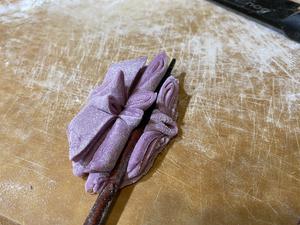 馒头.紫薯花开的做法 步骤5