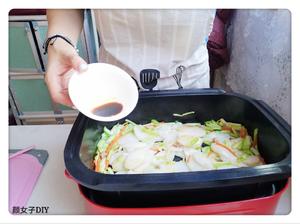 #麦子厨房#美食锅之韭黄炒年糕的做法 步骤5