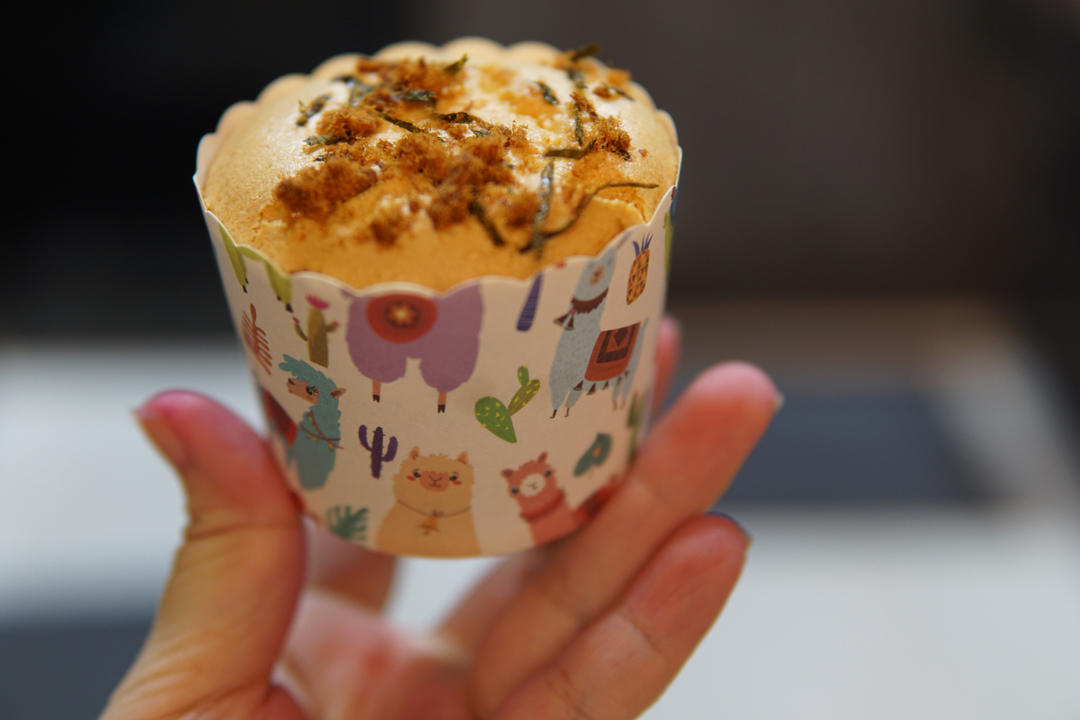 万用方子‼️口感滋润的酸奶&肉松沙拉夹心小蛋糕🍰