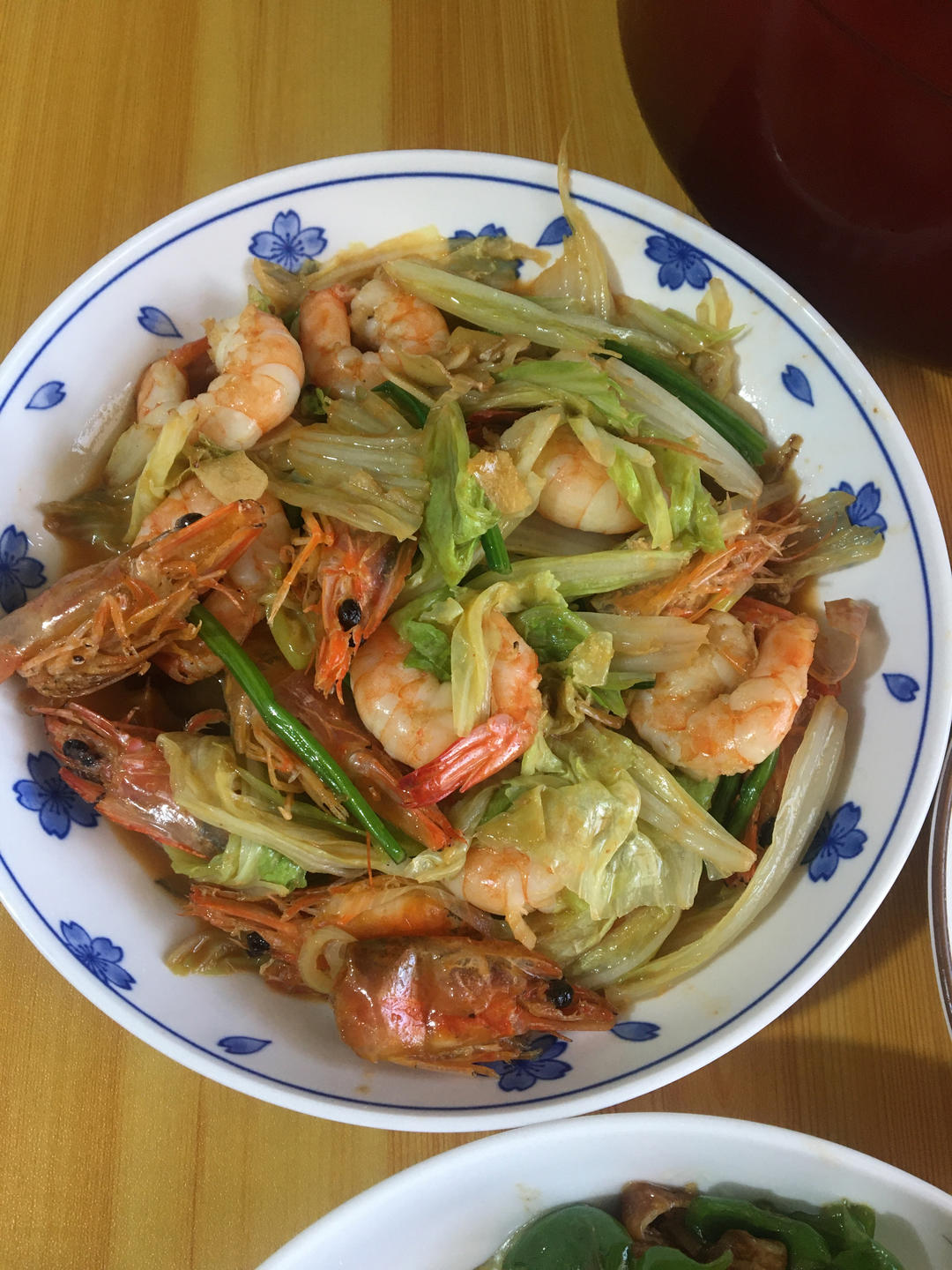 虾头炒大白菜