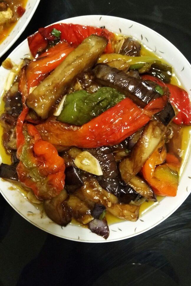 虎皮辣子烧茄子