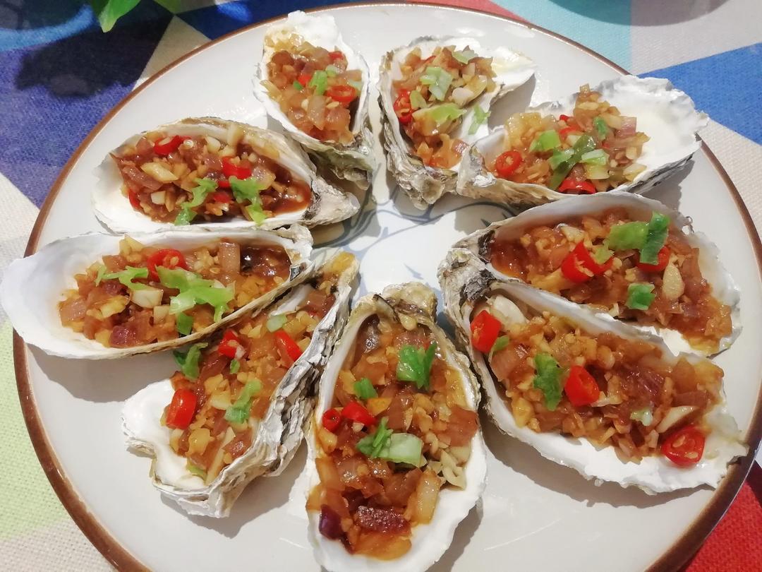 超简单～蒸蒜蓉生蚝