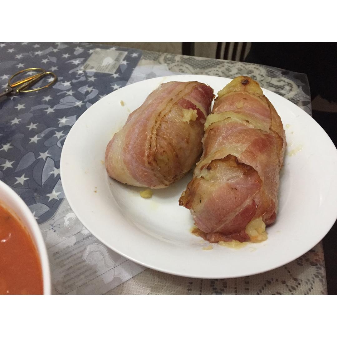 《食戟之灵》土豆培根烤肉