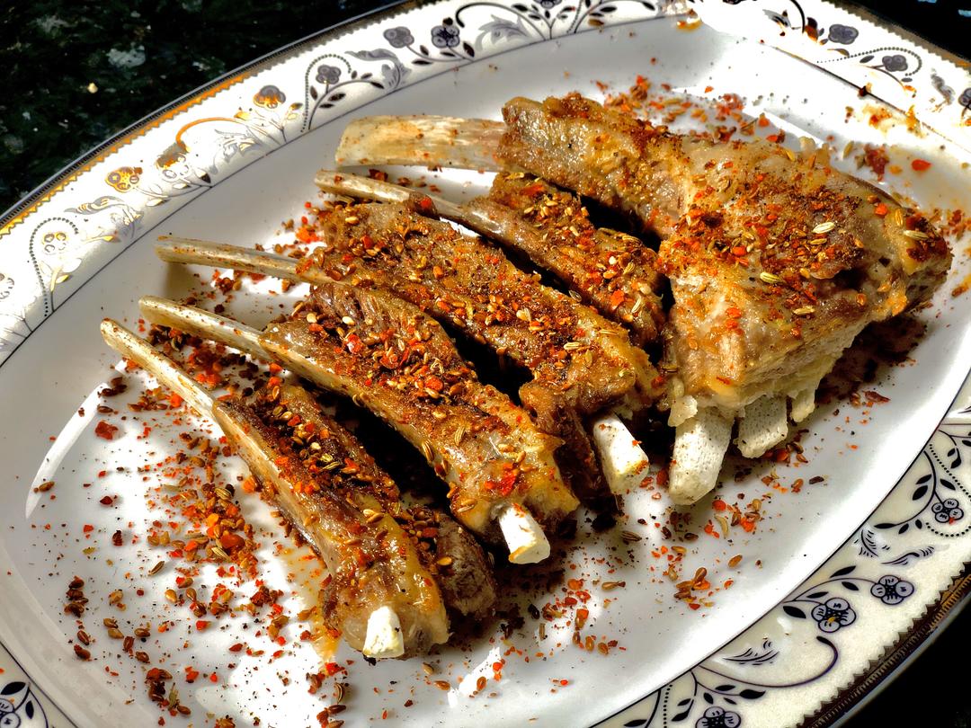香酥烤羊排 中式做法 吃出大西北手撕羊肉的味道的做法