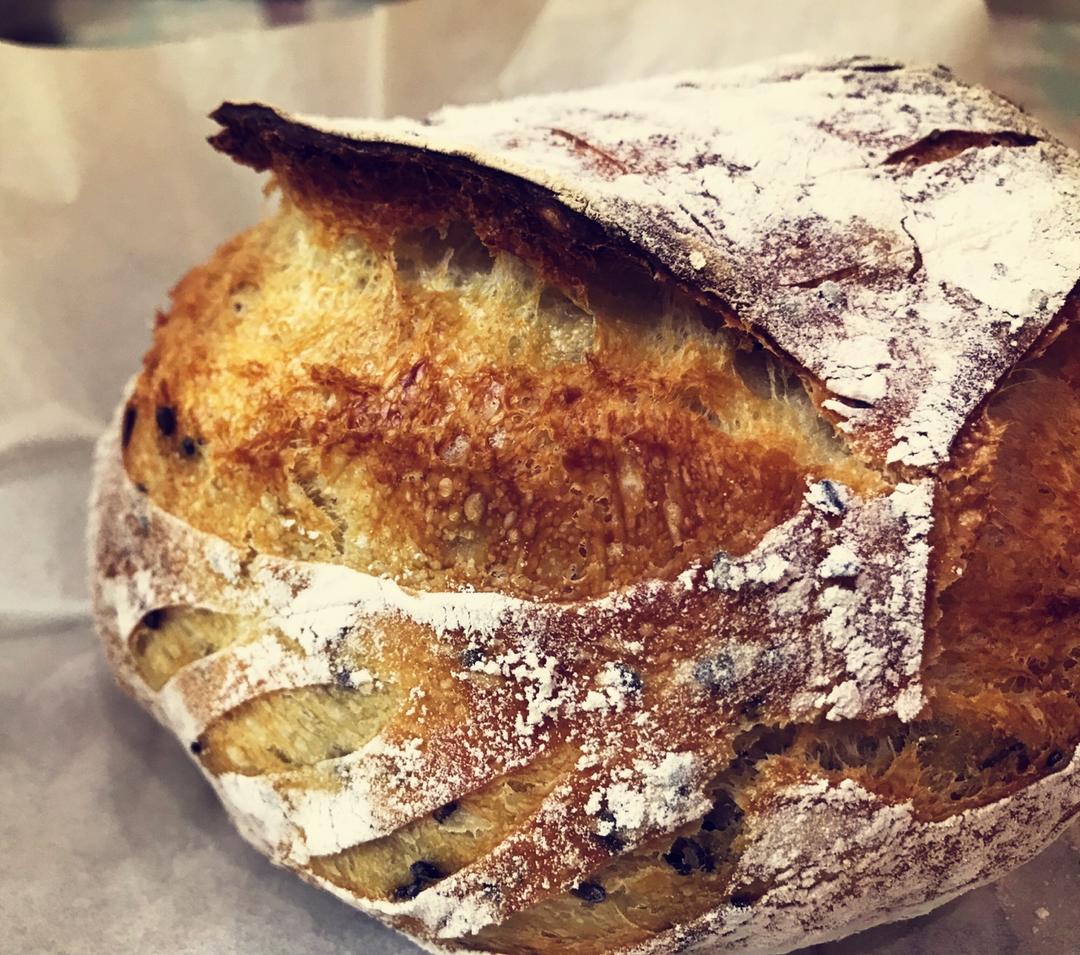 葱酥乡村面包（干酵母免揉版）