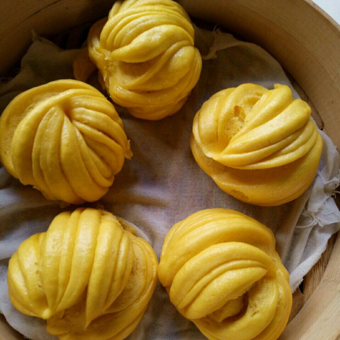 胡萝卜汁花卷馒头