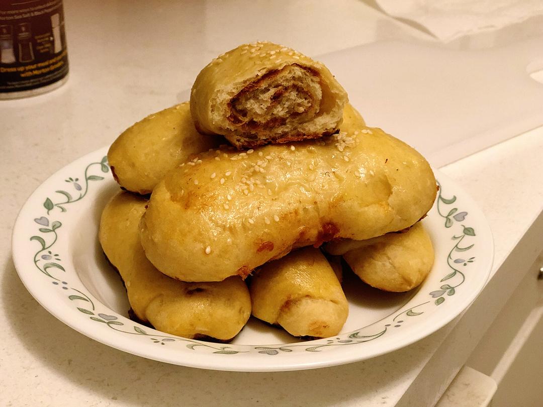 超好吃的肉松面包
