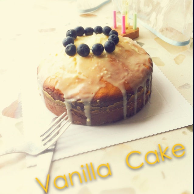 超级简单的香草蛋糕 Vanilla Cake-yanyanfoodtube