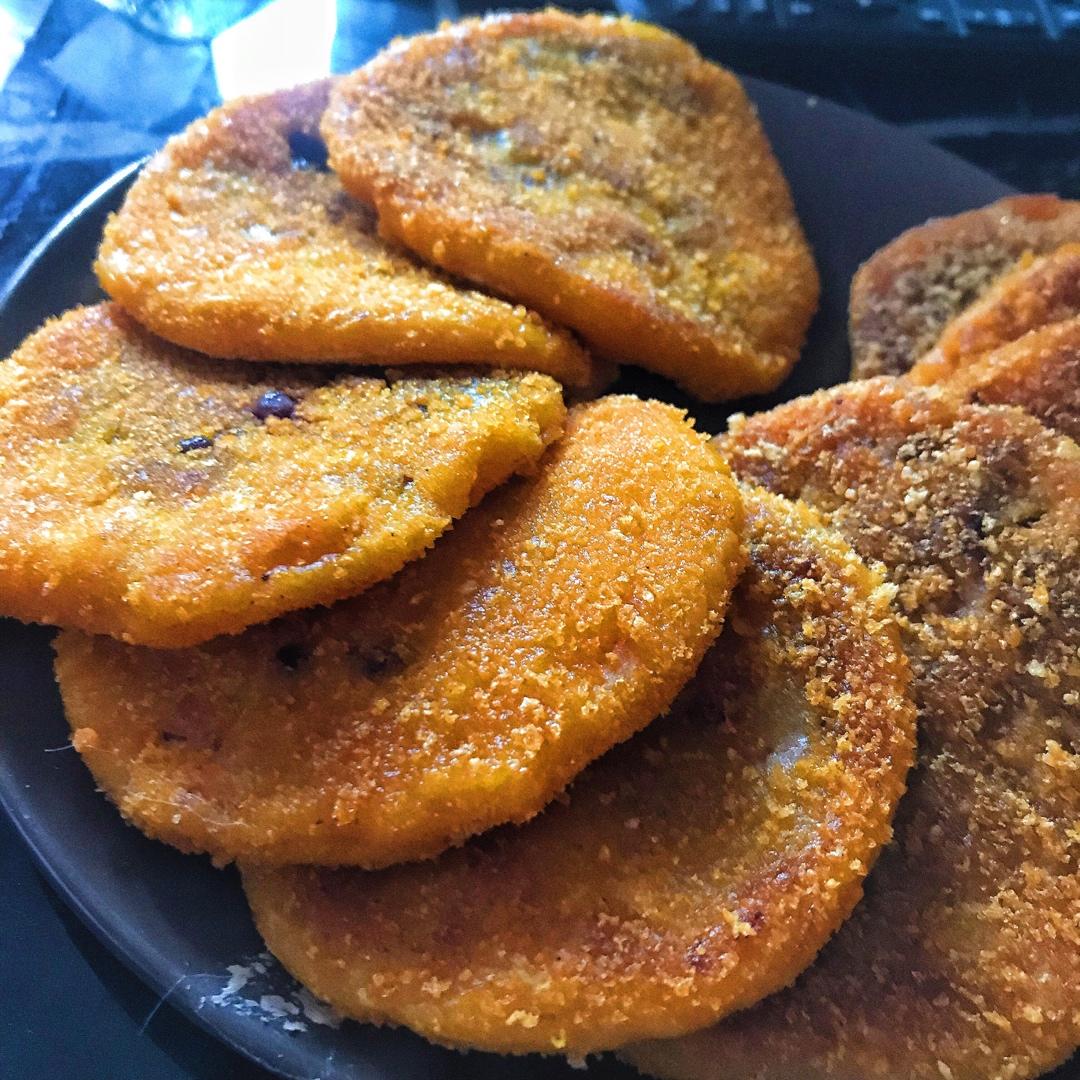 南瓜饼红豆沙馅[外酥里嫩]