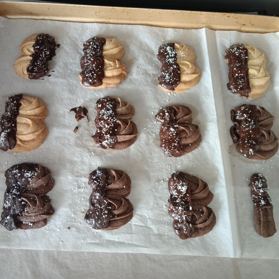 超酥巧克力维也纳曲奇/香酥掉渣/新年曲奇饼干