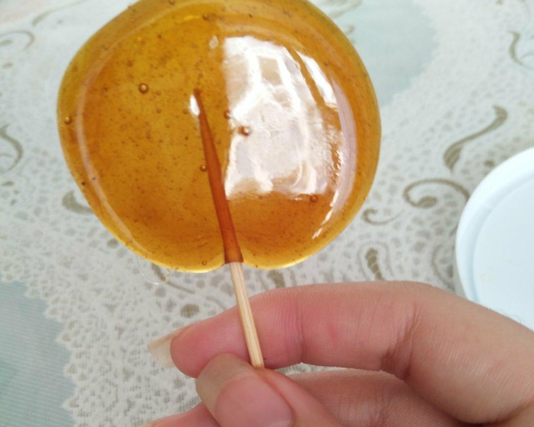 白砂糖棒棒糖。