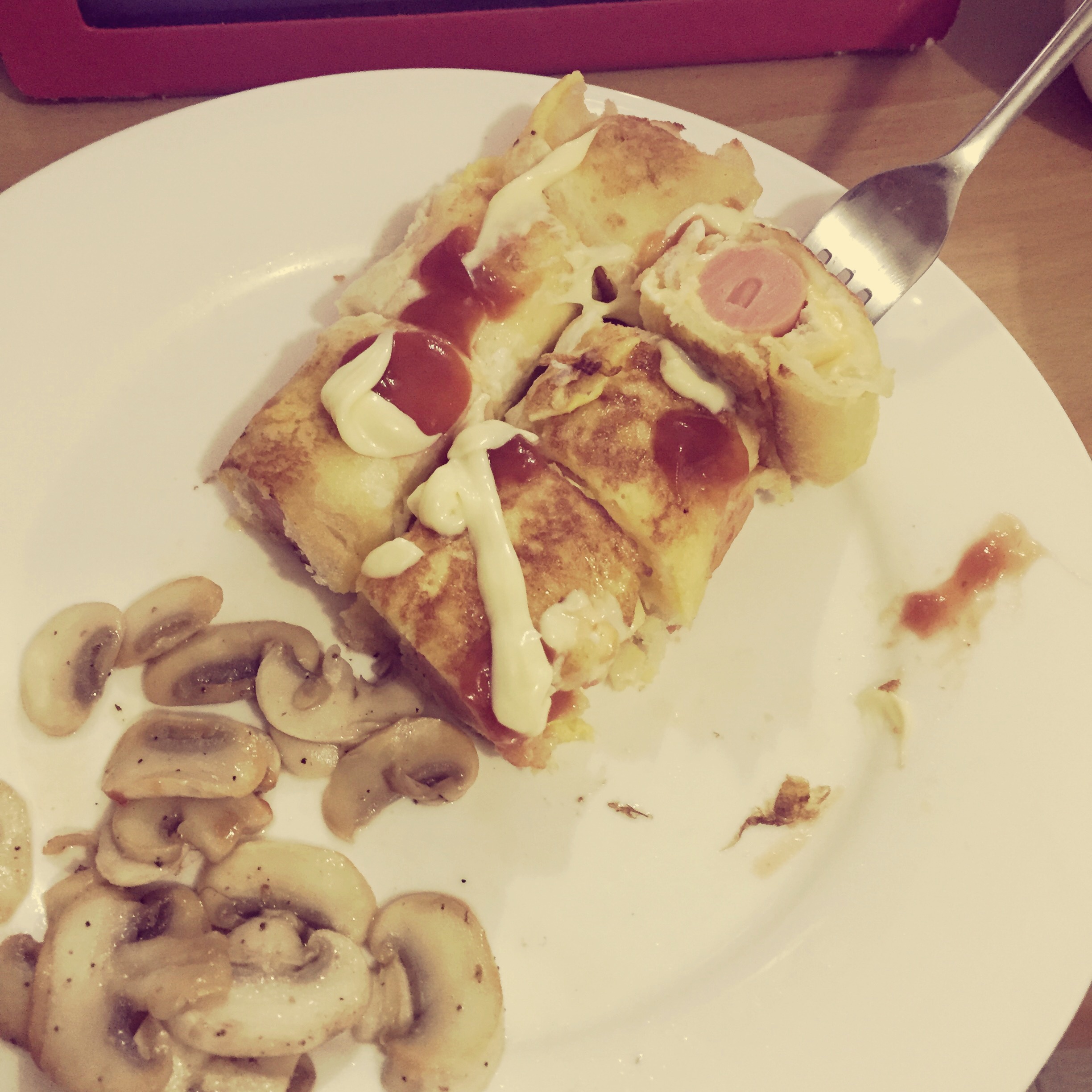 芝士香肠土司卷