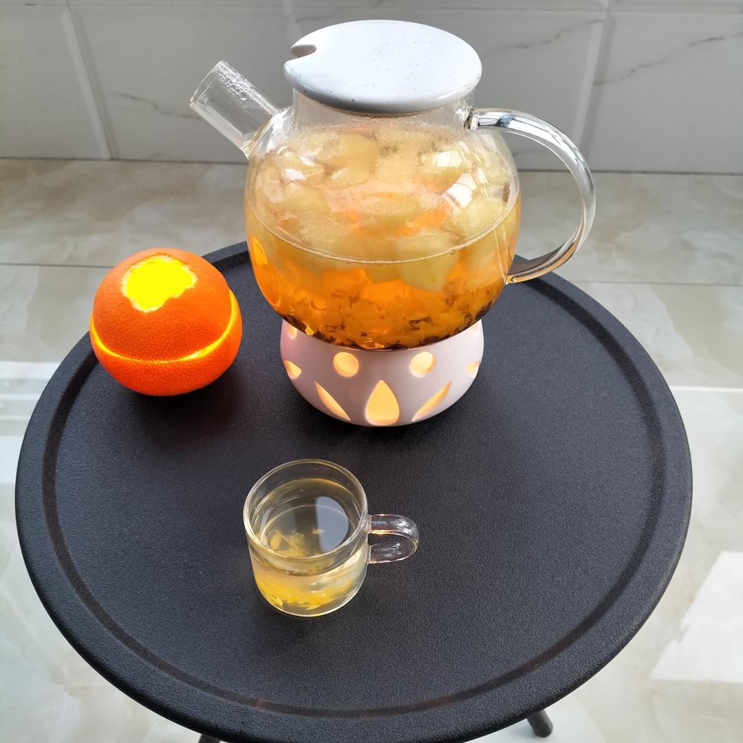 橙子苹果热红茶🔥可以无限续杯的暖暖果茶