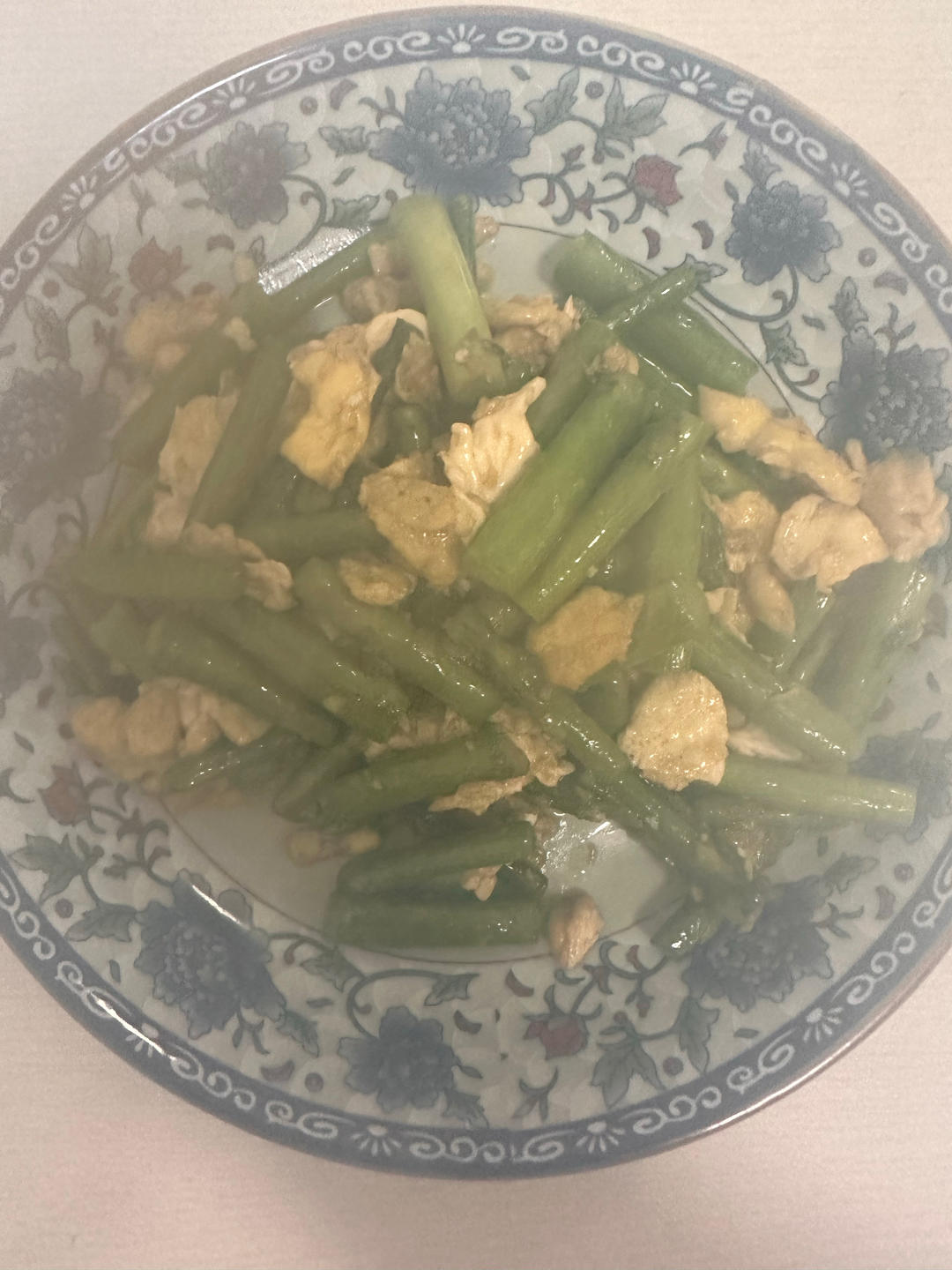 健康低卡家常菜—芦笋炒蛋