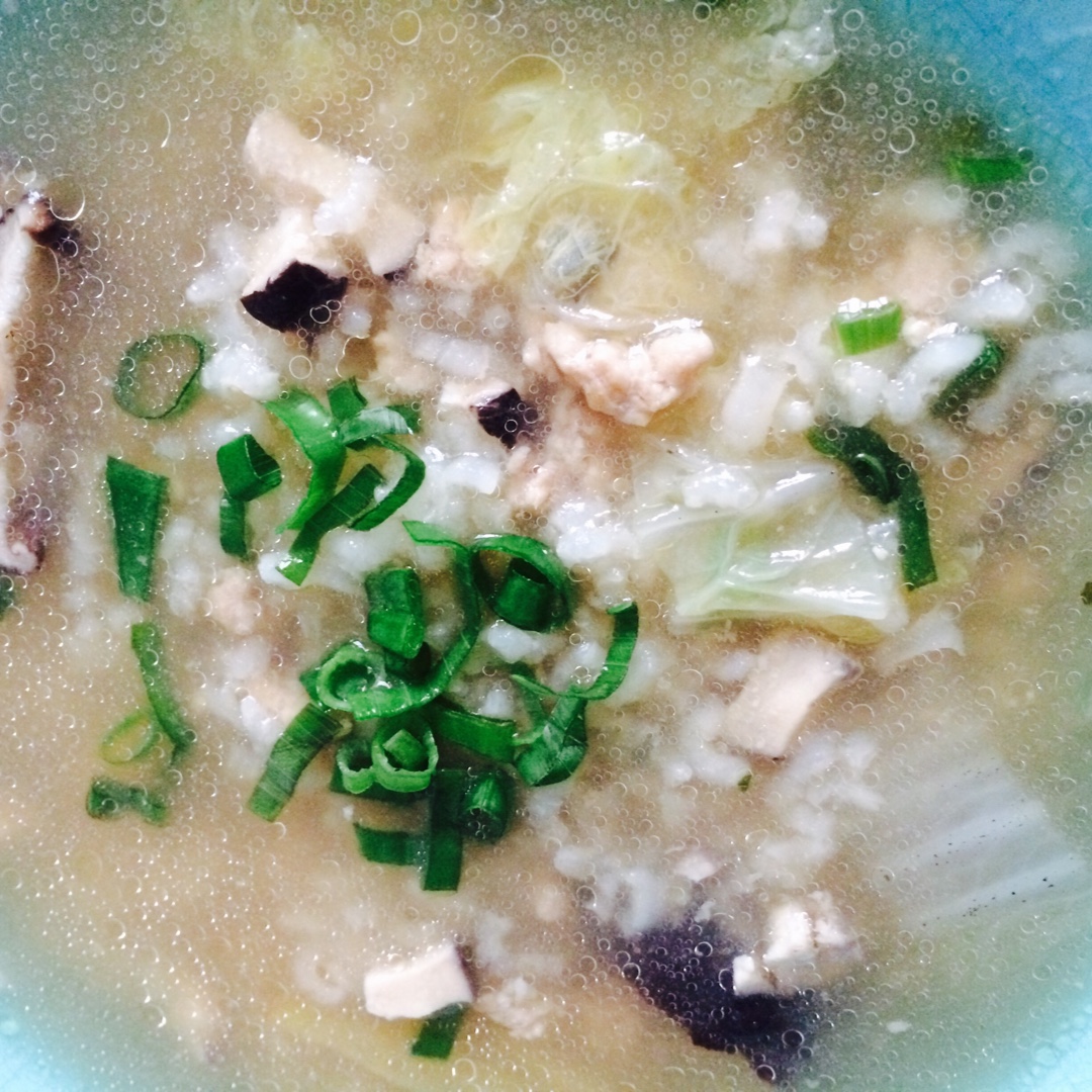 香菇瘦肉粥