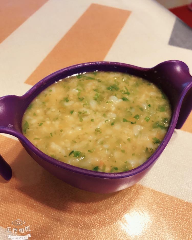 虾仁南瓜蔬菜面疙瘩汤（一岁半宝宝辅食）