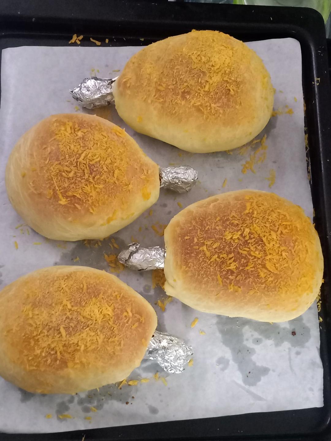 【鸡腿面包】真的有鸡腿的面包！