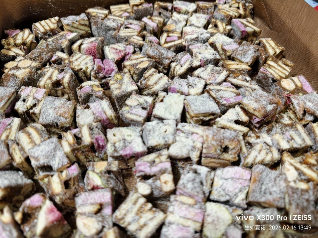 新年零食🧨 | 龙井蜜桃雪花酥🍑清新不甜腻