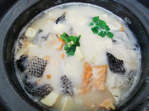 儿童补钙-三文鱼骨豆腐汤的做法 步骤11