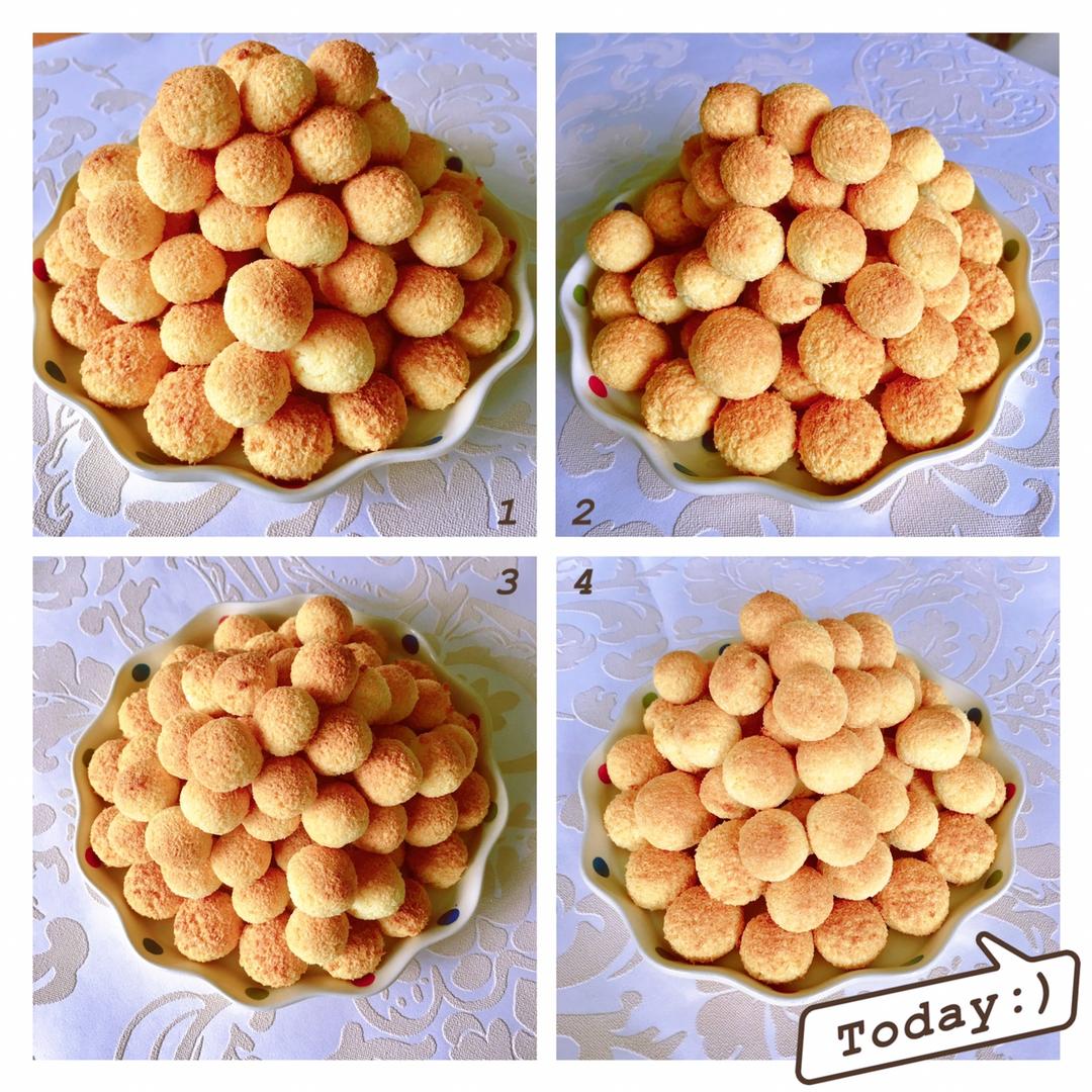 无油低卡椰蓉球饼干，胖胖的福音