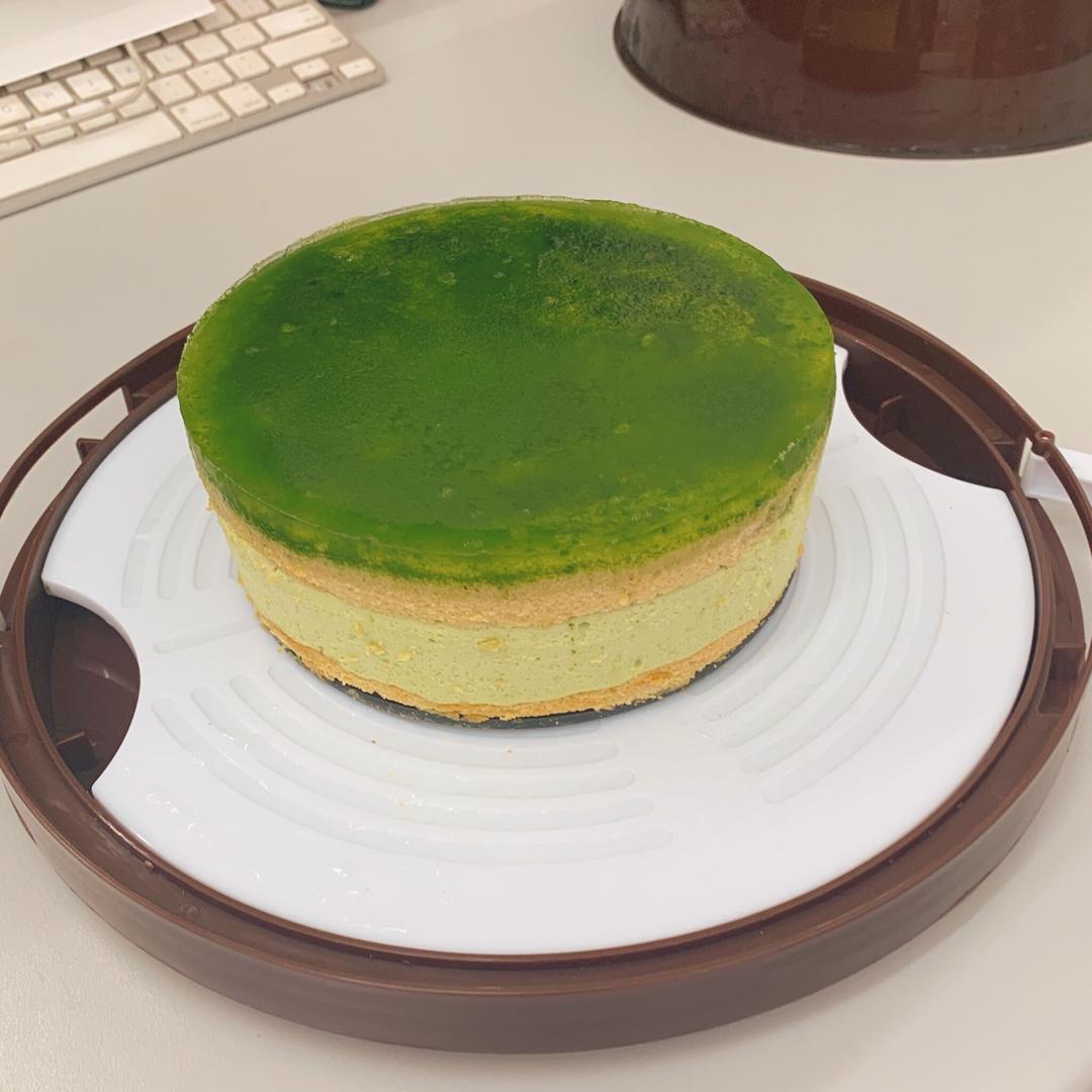 抹茶双享慕斯