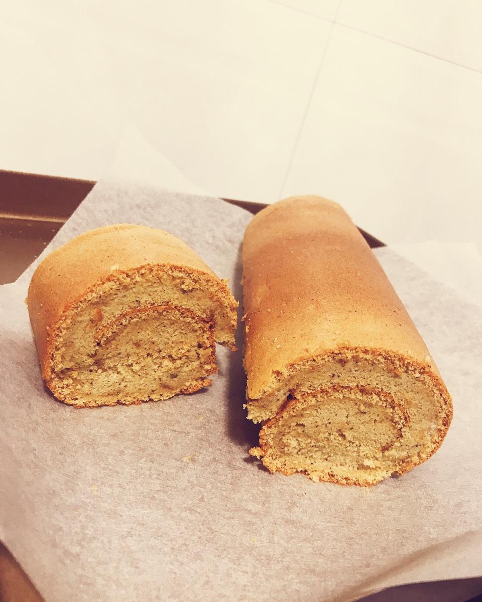 红糖枣泥蛋糕卷