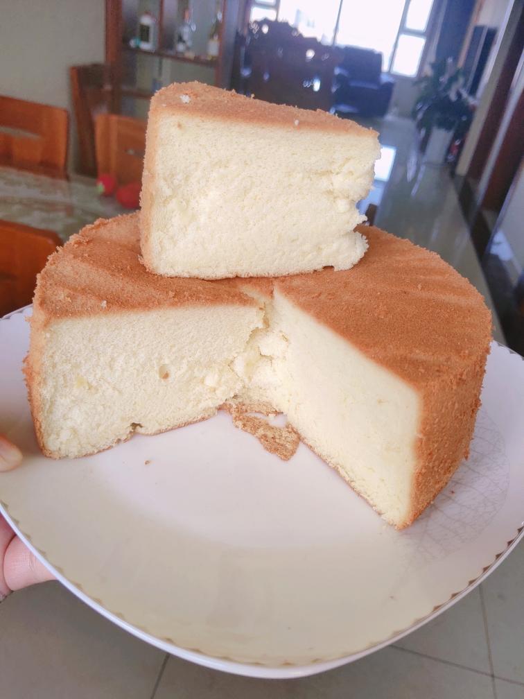 超柔软6寸戚风蛋糕(附8寸配方)零失败 超详细‼️含操作视频