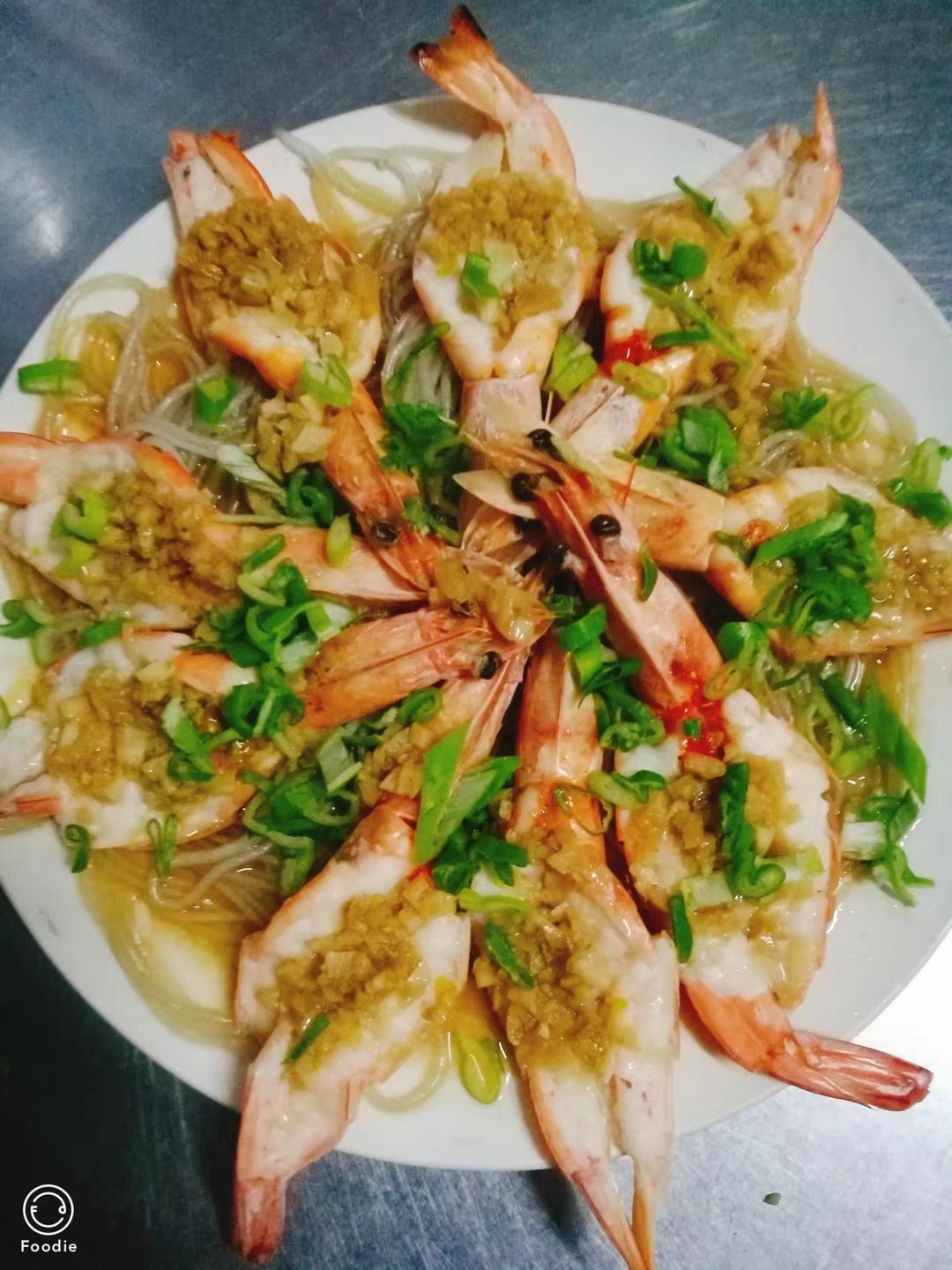 蒜蓉粉丝蒸虾