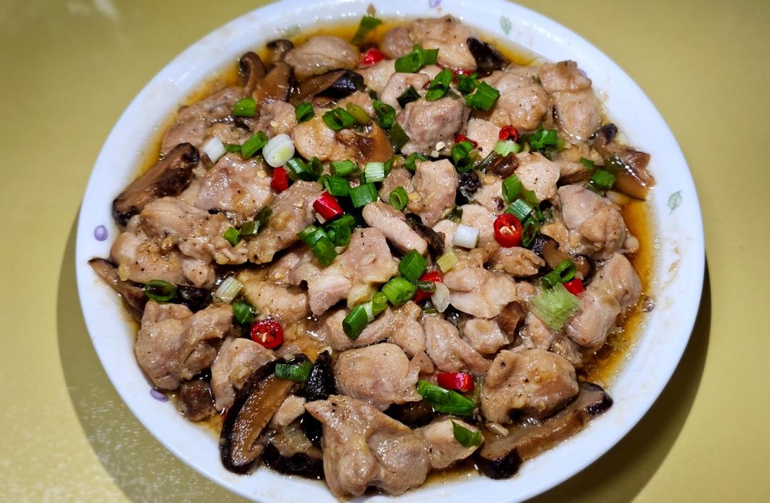 蒸菜更健康--香菇蒸鸡翅