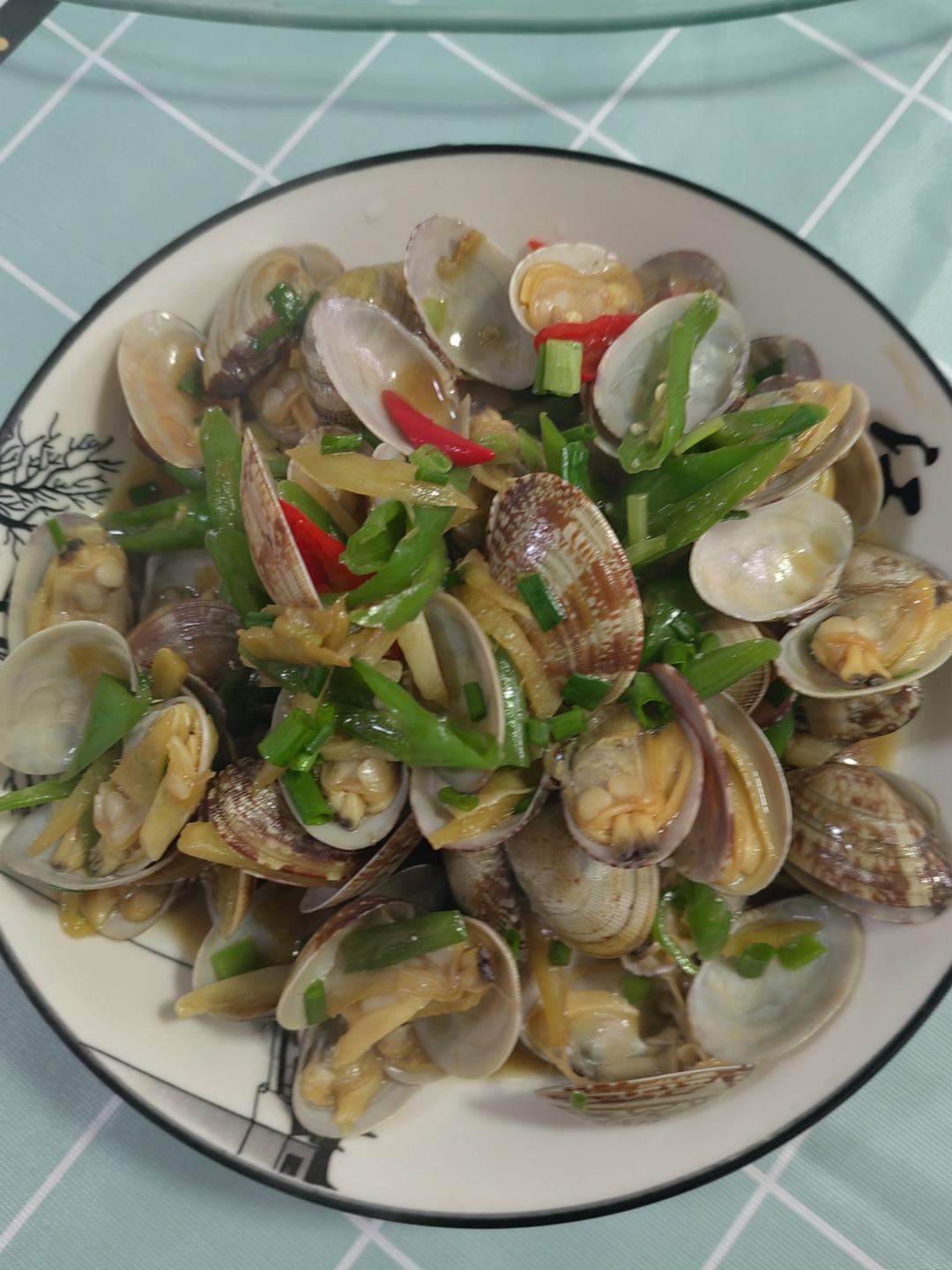 5分钟快手菜❗️秒杀路边摊爆炒花甲～好吃到爆