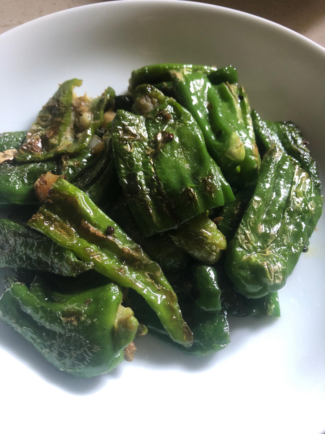 豆豉虎皮青椒