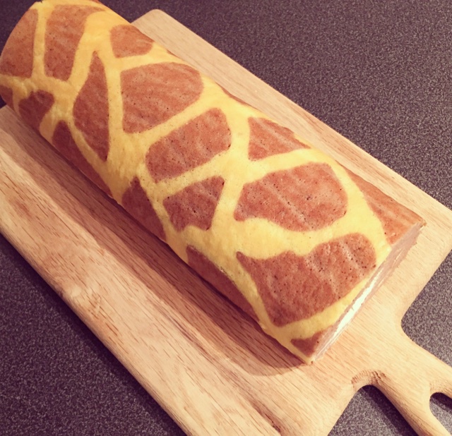 超萌长颈鹿蛋糕卷