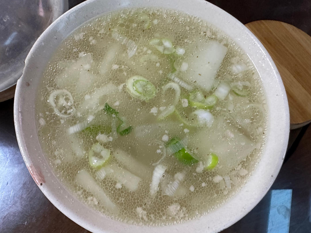 萝卜肉沫汤🍵