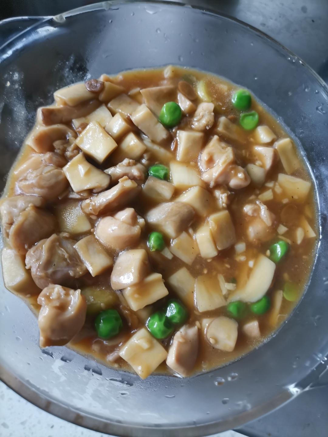 鲜嫩多汁的杏鲍菇炒鸡丁❗低脂低卡好吃不胖