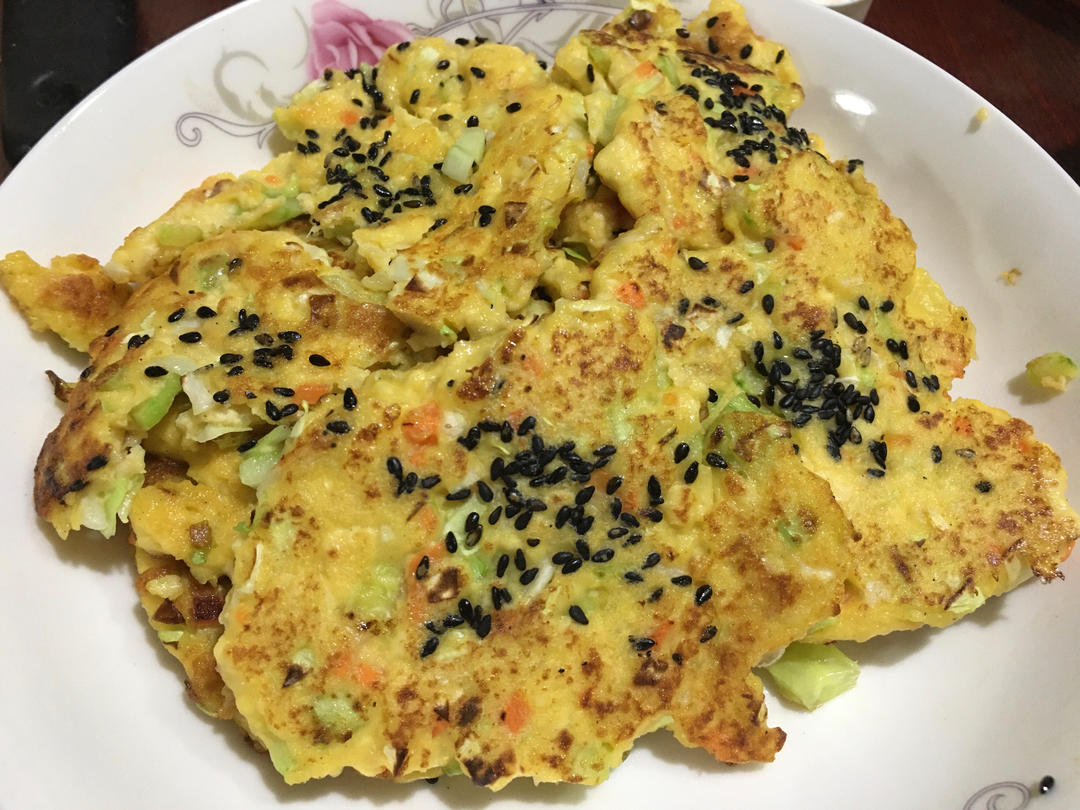 豆腐蔬菜饼（低脂低卡健康减肥餐）