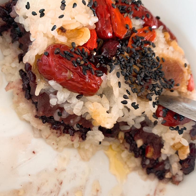 桂花豆沙八宝饭