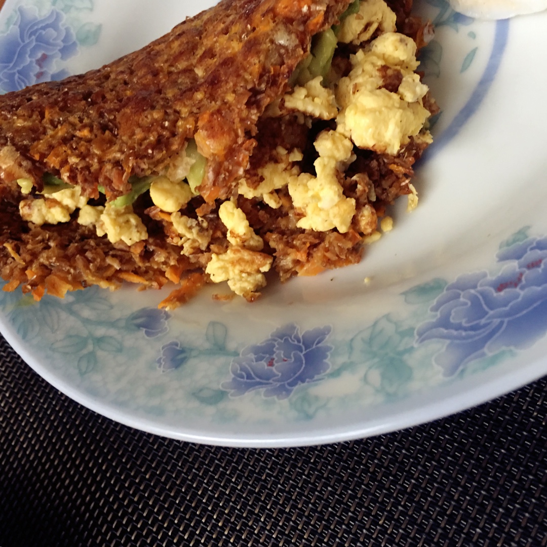 风味胡萝卜卷饼（低碳水）