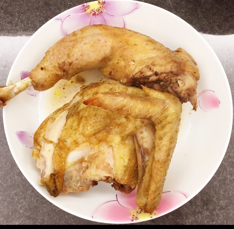 铸铁锅烤箱盐焗鸡